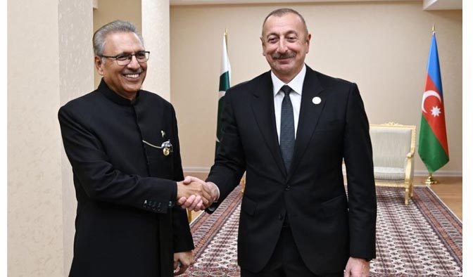 Pakistani president greets Azerbaijan