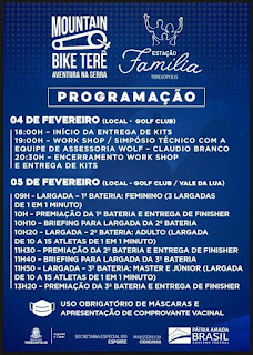 Evento ‘Terê Aventura na Serra’ reúne adeptos de mountain bike