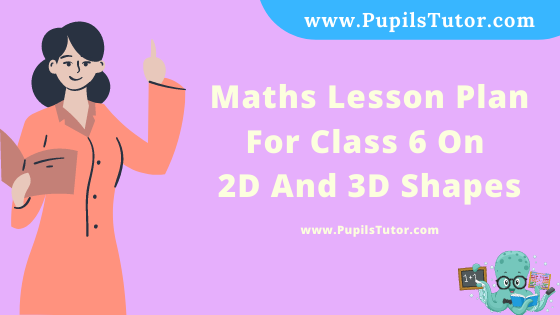 Free Download PDF Of Maths Lesson Plan For Class 6 On 2D And 3D Shapes Topic For B.Ed 1st 2nd Year/Sem, DELED, BTC, M.Ed On Microteaching Skill Of Stimulus Variation, Explanation , Illustration With Examples And Skill Of Blackboard Writing In English. - www.pupilstutor.com