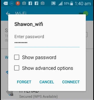 how can change wifi password