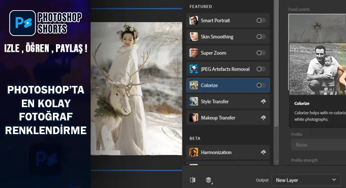 Photoshop ile En Kolay Fotoğraf Renklendirme Yöntemi