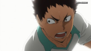 ハイキュー!! アニメ 2期24話 岩泉一 | HAIKYU!! Aobajohsai vs Karasuno