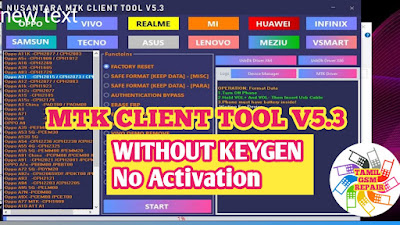 MTK Client Tool v5.3 Crack Without Keygen  , Free Activation,