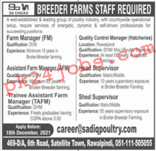 Poultry Farm Jobs 2022 – Today Jobs 2022