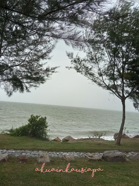 ombak di pantai minyak beku