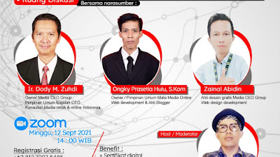 URUTAN KEGIATAN WEBINAR CEO GROUP SETIAP HARI MINGGU DARI SEGMENT KE SEGMENT EDISI 2021