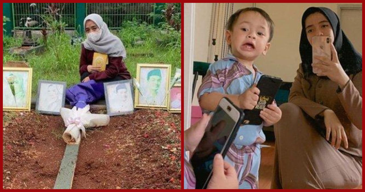 Mata Sembab Siska Lorensa Datangi Makam Vanessa Angel Banjir Simpati, Pengasuh Gala Pilu Minta Maaf