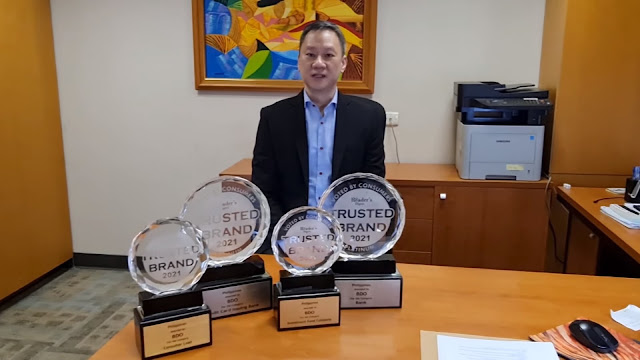 BDO, voted by Filipino consumers in Reader’s Digest Trust Brands Awards