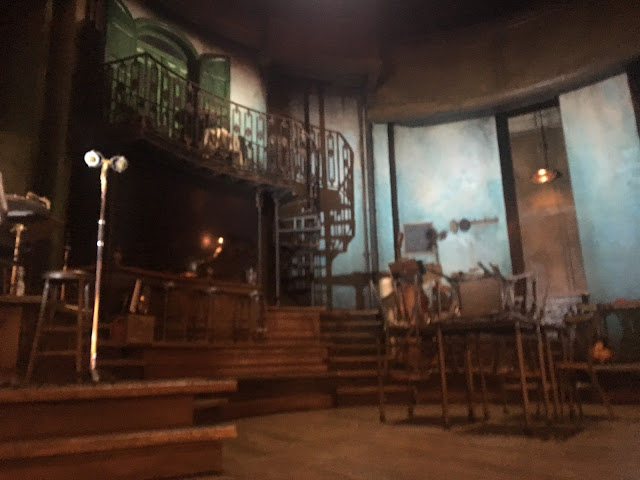 Hadestown Broadway Set From Front Row