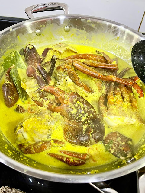 Menu Harini Ketam Nipah Masak Lemak Cili Api