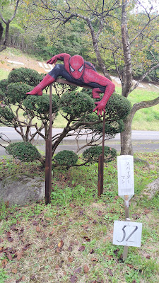 かかし祭り 岩手県紫波町 スパイダーマン