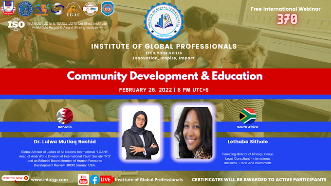 Steps on How to Join the Community Development & Education Free Webinar for Teachers | February 26, 2022