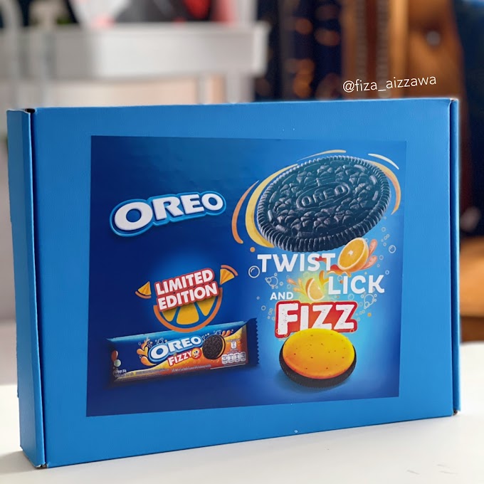 Oreo Fizzy Orange Limited Edition memang rasa pelik