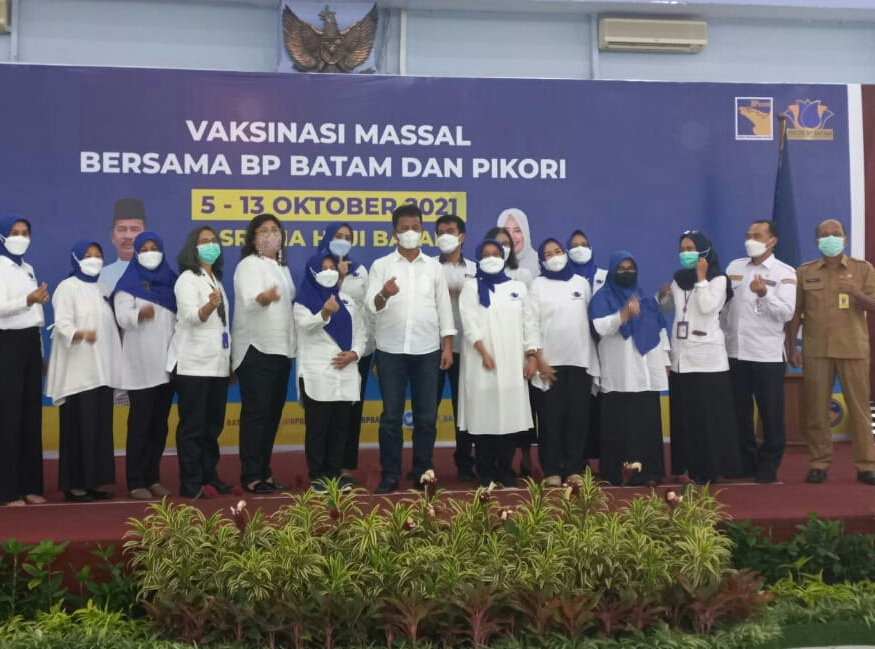 Sempena Hari Bakti BP Batam Ke-50, Pikori Gelar Vaksinasi Covid-19