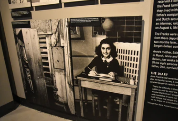 Young Anne Frank portrait