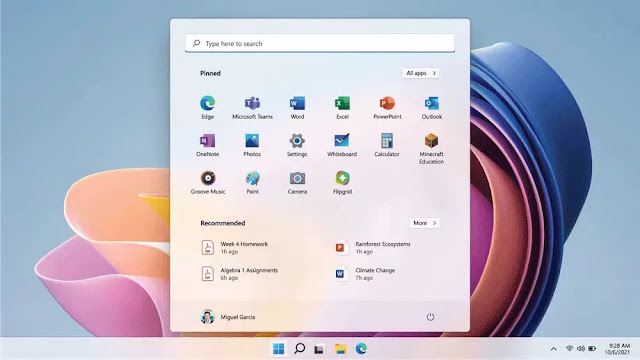 Windows 11 SE start menu