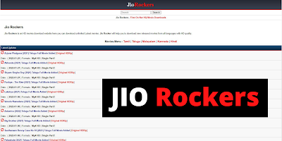 Jio Rockers - (Kannada, Tamil, Telugu) Download in HD, Bollywood, Hollywood, Hindi Dubbed Movies