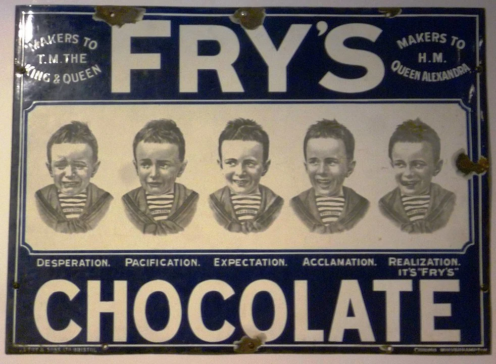 Pierwsza tabliczka czekolady w historii to produkt firmy Fry's.