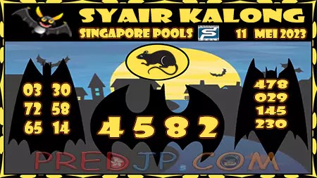 Prediksi Kalong SGP Hari Ini Jitu 11 Mei 2023