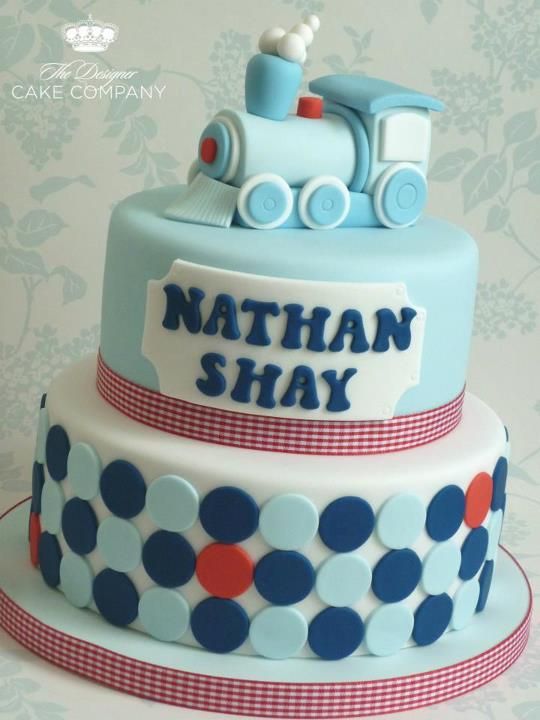 birthday train cake