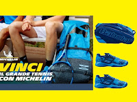 Concorso "Vinci il Grande Tennis con Michelin" : gratis scarpe e borsoni Babolat e viaggio a Parigi