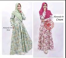 Baju lebaran wanita berhijab