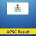 APSC CCE Result 2024 – Combined Competitive Exam (CCE) Prelims Result