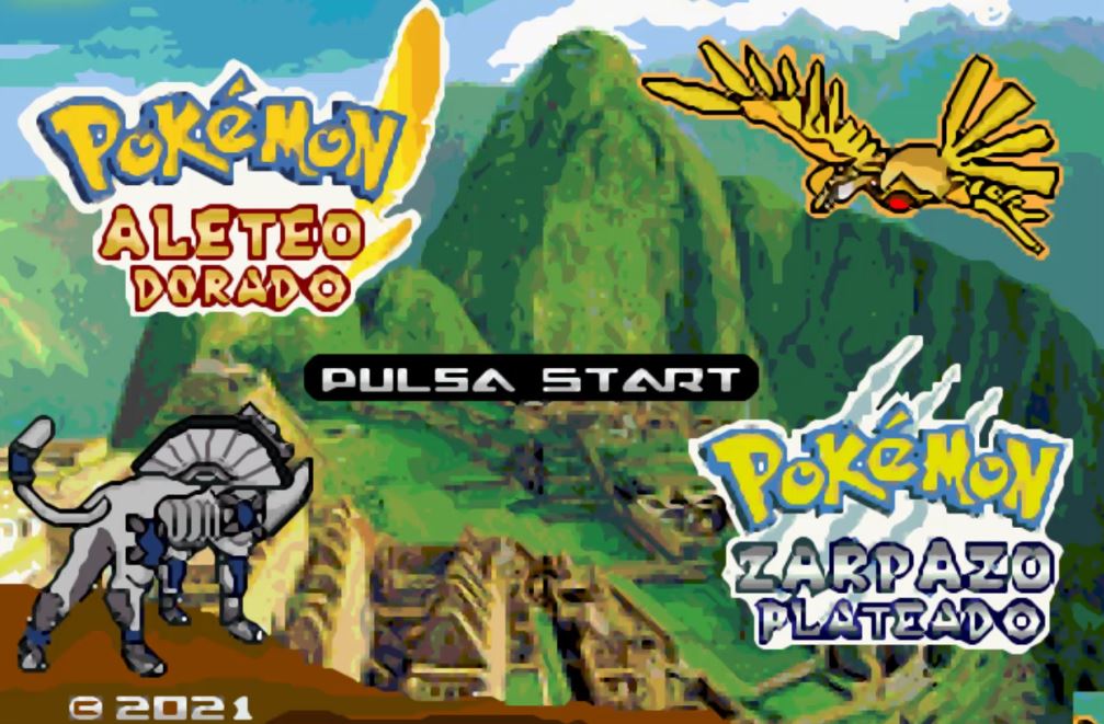 Pokemon Aleteo Dorado y Zarpazo Plateado para GBA Imagen Portada