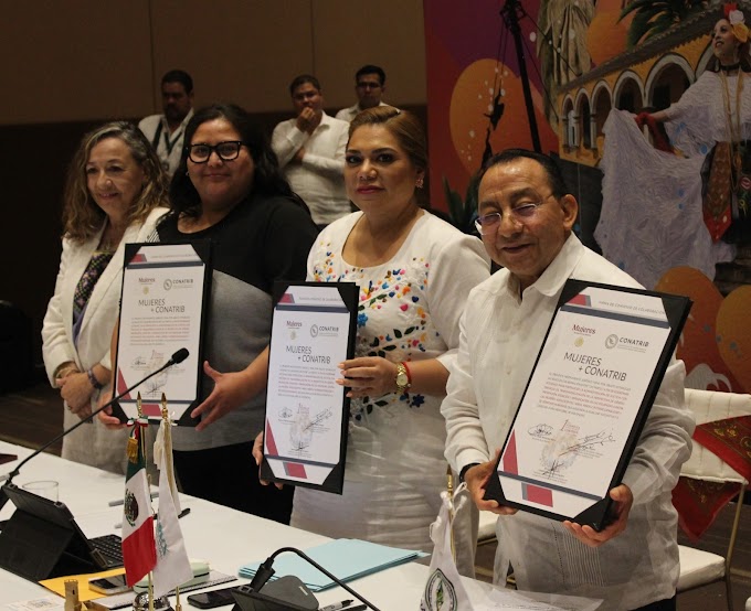 Acuerdan acciones conjuntas Conatrib y SNDIF a favor de niñas, niños y adolescentes