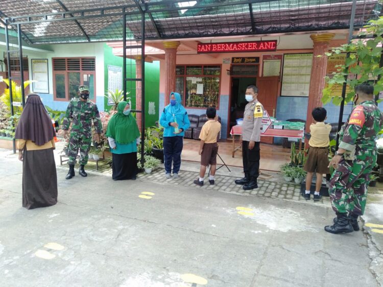 SD Pandeyan 3 Menjadi Gambaran Pemberlakuan Protokol Kesehatan saat PTM
