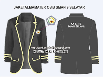 JAKET ALMET PENGURUS OSIS SMAN