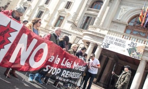 censura represion psoe up podemos