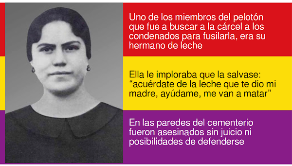 La republicana y defensora de las mujeres, Juana Gallego Coco, fue asesinada por una cuadrilla de mercenarios falangistas 