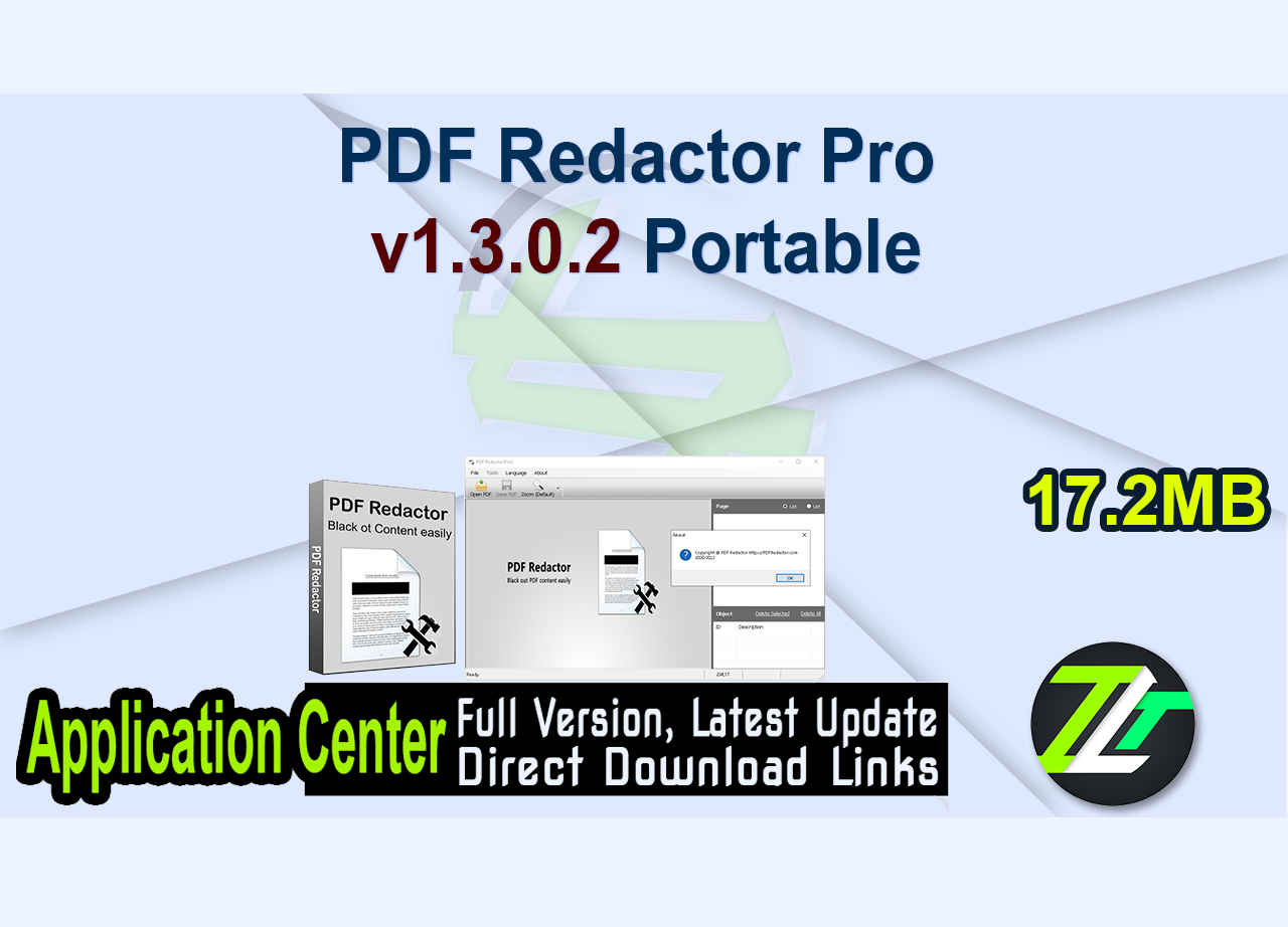 PDF Redactor Pro v1.3.0.2 Portable