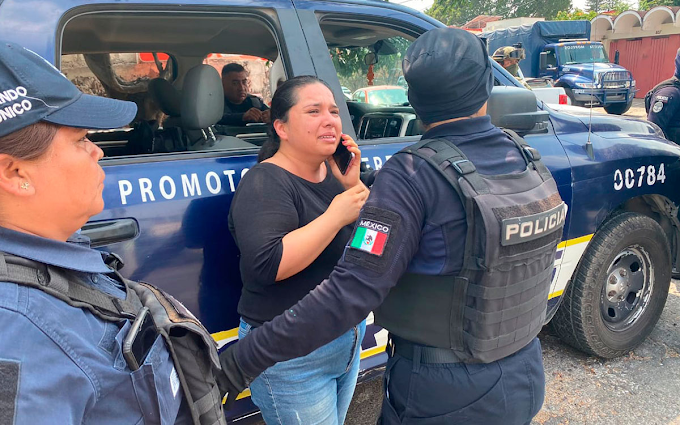 La periodista Estrella Pedroza acusa a los policías de Morelos de agresión y violencia