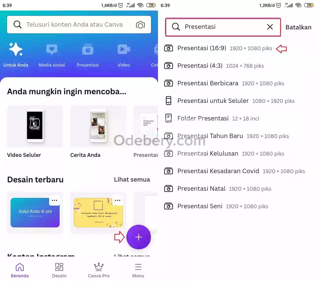 Cara Download Template Presentasi PPT di Canva