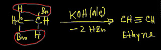 how would you convert ethene into acetylene?