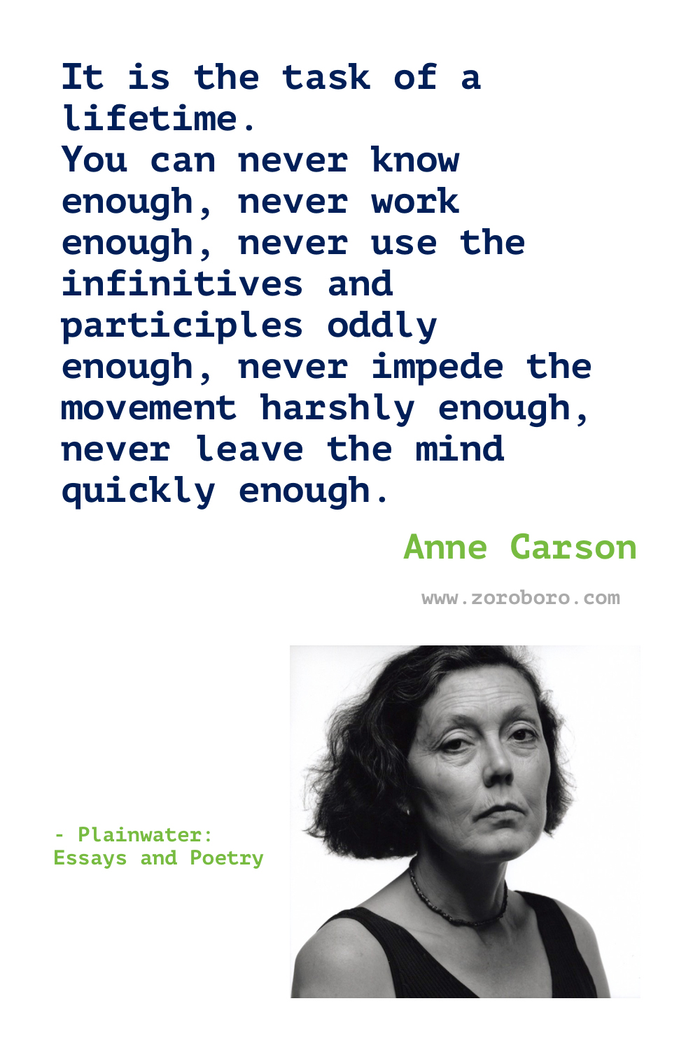 Anne Carson Quotes. Anne Carson Poems. Anne Carson Poetry. Anne Carson Books Quotes. Red Doc, Nox, Decreation: Poetry, Essays, Opera. Anne Carson Quotes.