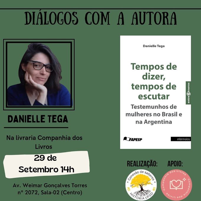 Diálogos com  a autora: Dani Tega