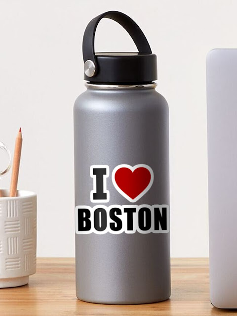 I Love Boston Sticker