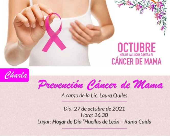 San Rafael: se realizará una charla de prevención de cáncer de mama en Rama Caída