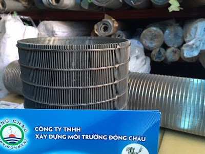 Hướng từ trong ra ngoài ống lọc khe, lọc cặn