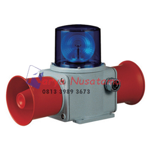 Agent Warning Light & Electric Horn Designed For Vessels and Heavy Industry Applications SHD2-LR-WS-220-R