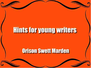 Hints for young writers