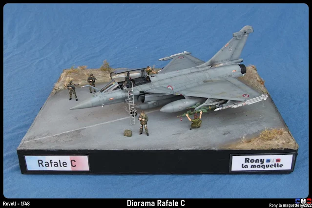 Diorama pour un Rafale C.