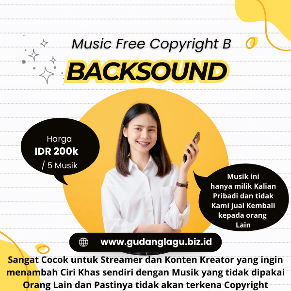 Musik hanya Kami jual ke Kalian Pribadi dan tidak akan di jual kembali kepada Orang Lain