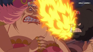 ワンピースアニメ WCI編 818話 ゼウス プロメテウス | ONE PIECE ホールケーキアイランド編