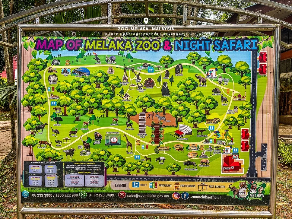 Map Zoo Melaka