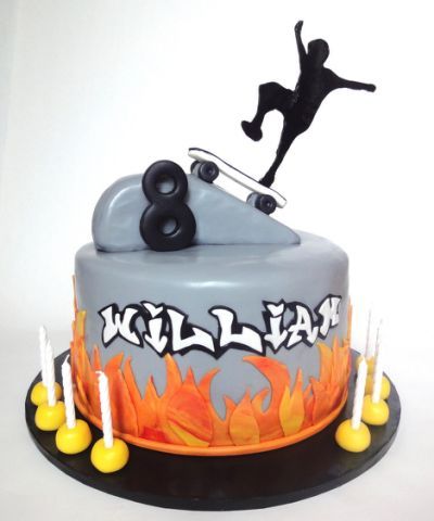 skateboard cake ideas