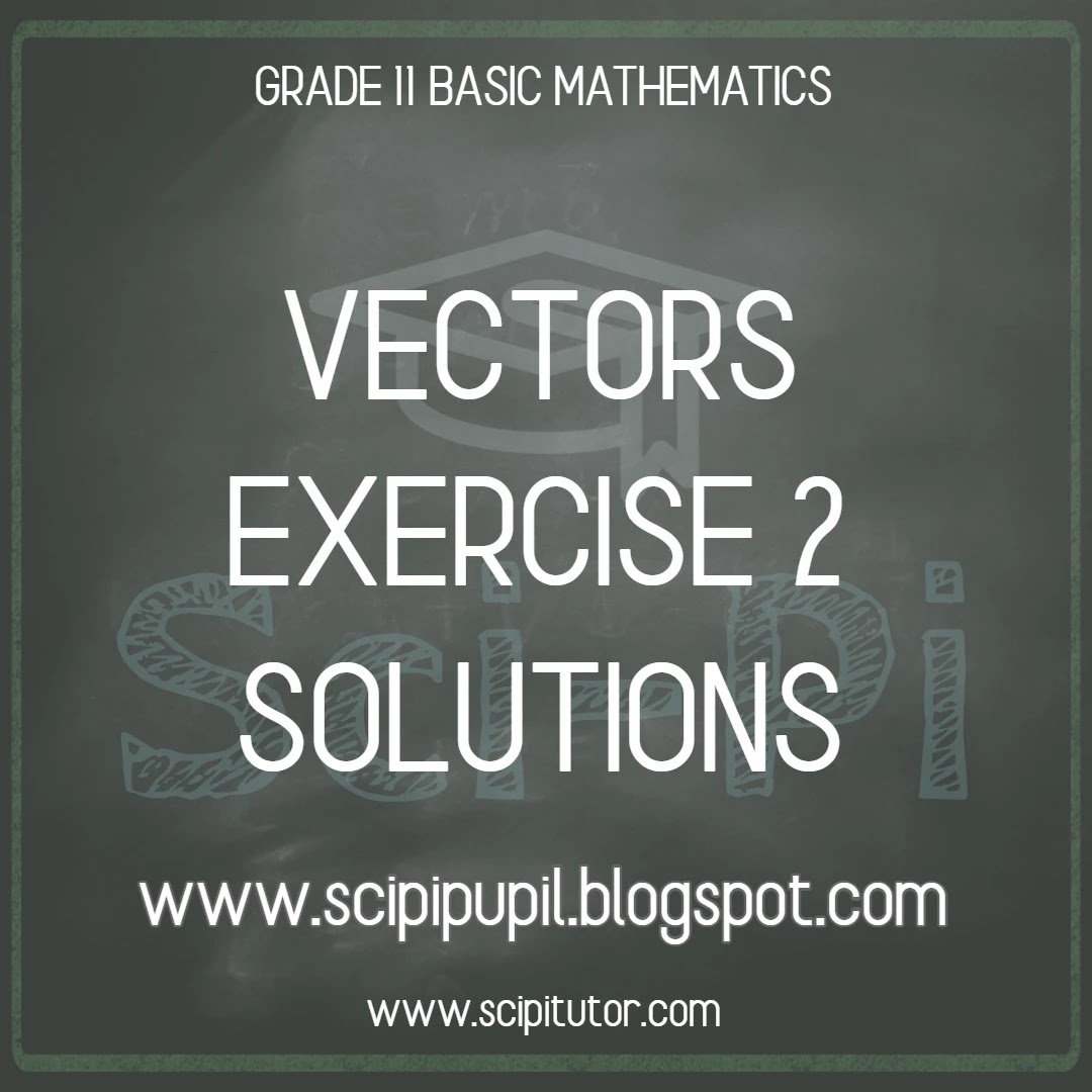 Grade 11 Review of Composition and Resolution of Vectors Exercise 2 Solutions